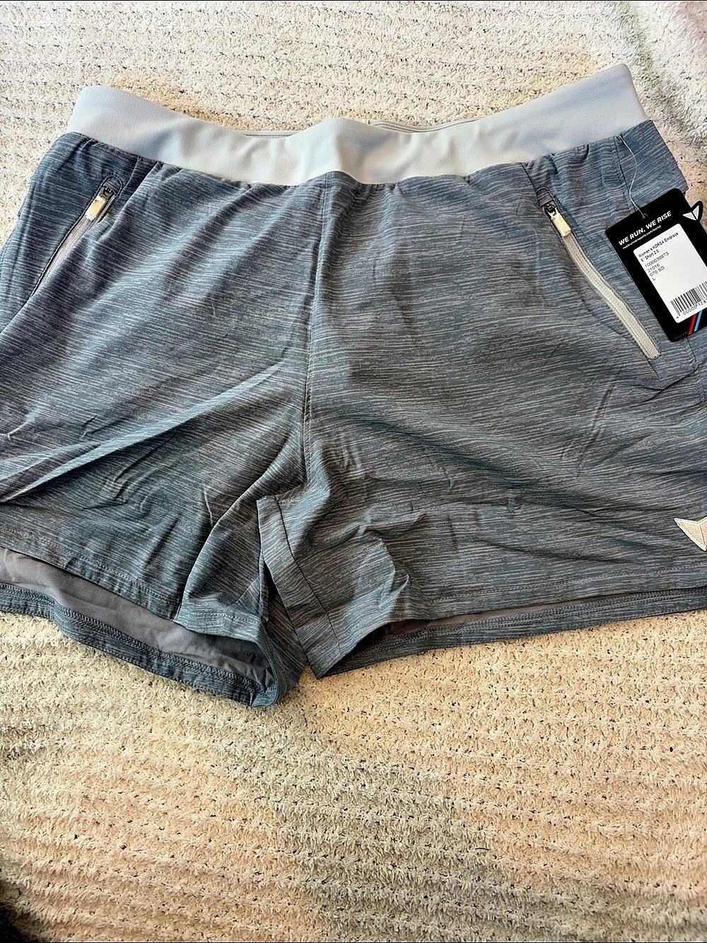 Korsa  Women's Athletic Shorts Gray Large NWT